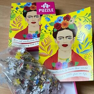 Colorful Frida Kahlo 500-Piece Puzzle